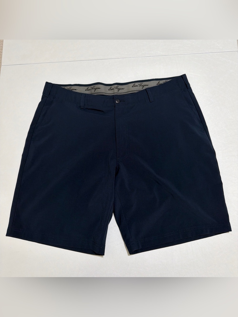 Ben Hogan Navy Flat-Front Men's Golf Shorts